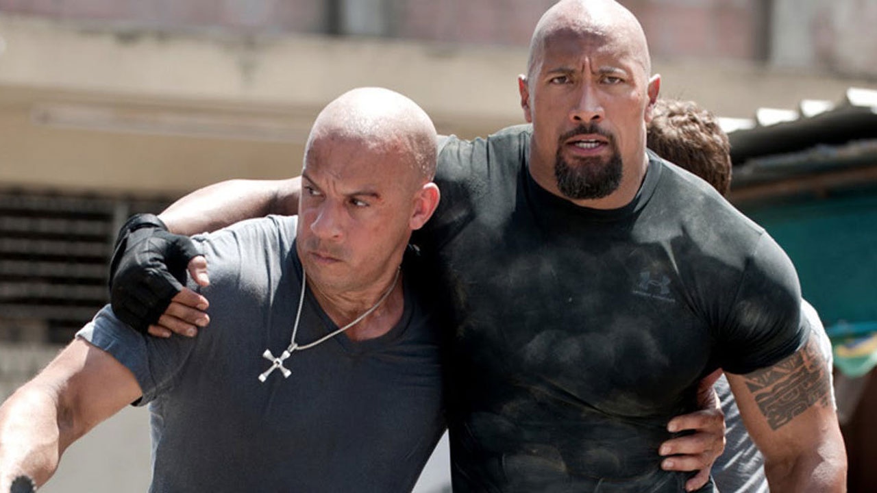 Vin Diesel,  Fast X,  The Rock anh 1