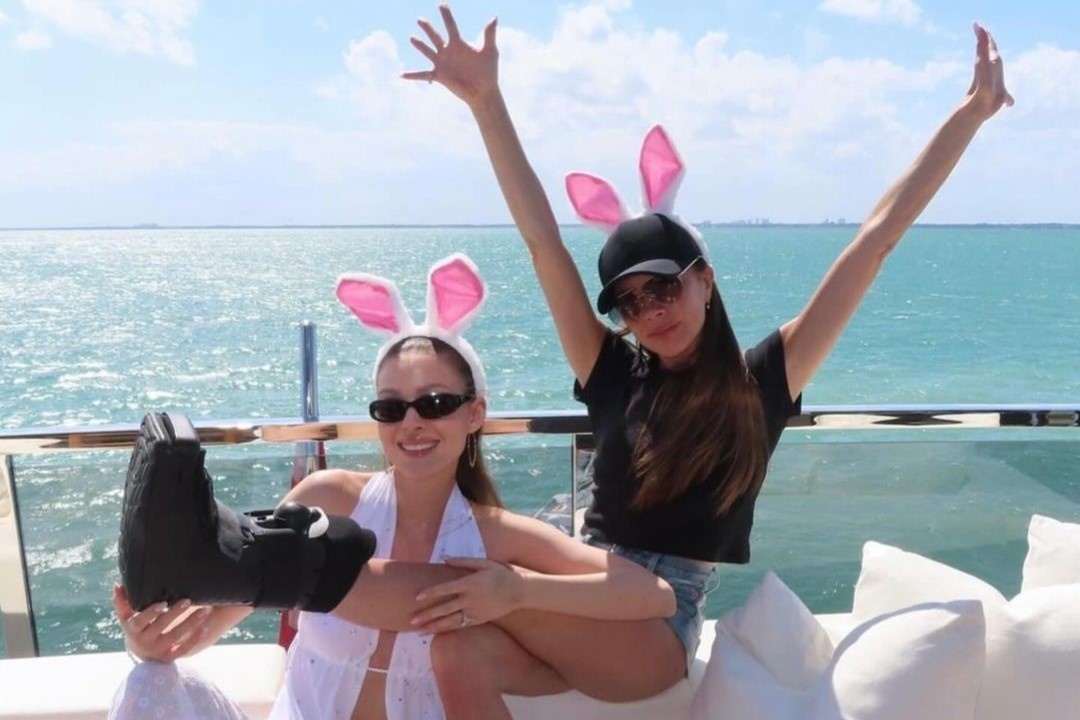 Victoria Beckham than thiet voi con dau hinh anh