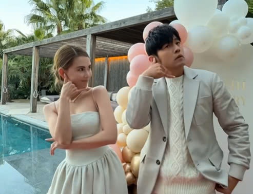 Vo chong Chau Kiet Luan ky niem 10 nam ngay cuoi hinh anh