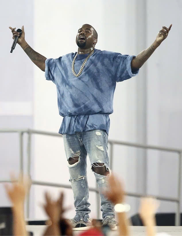Rapper Kanye West