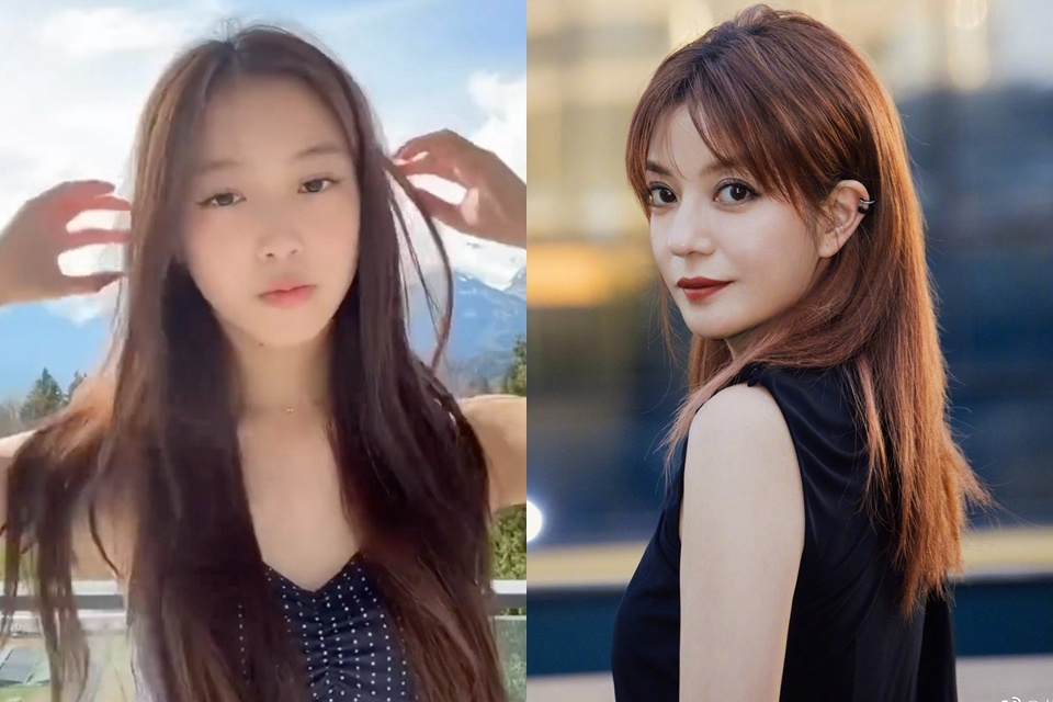 Con gai kin tieng cua Trieu Vy hinh anh