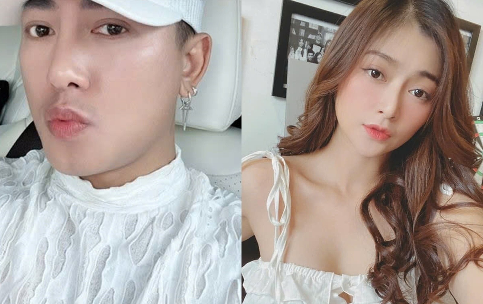 Thanh Truc va Chau Khai Phong truoc khi cong khai vo chong hinh anh