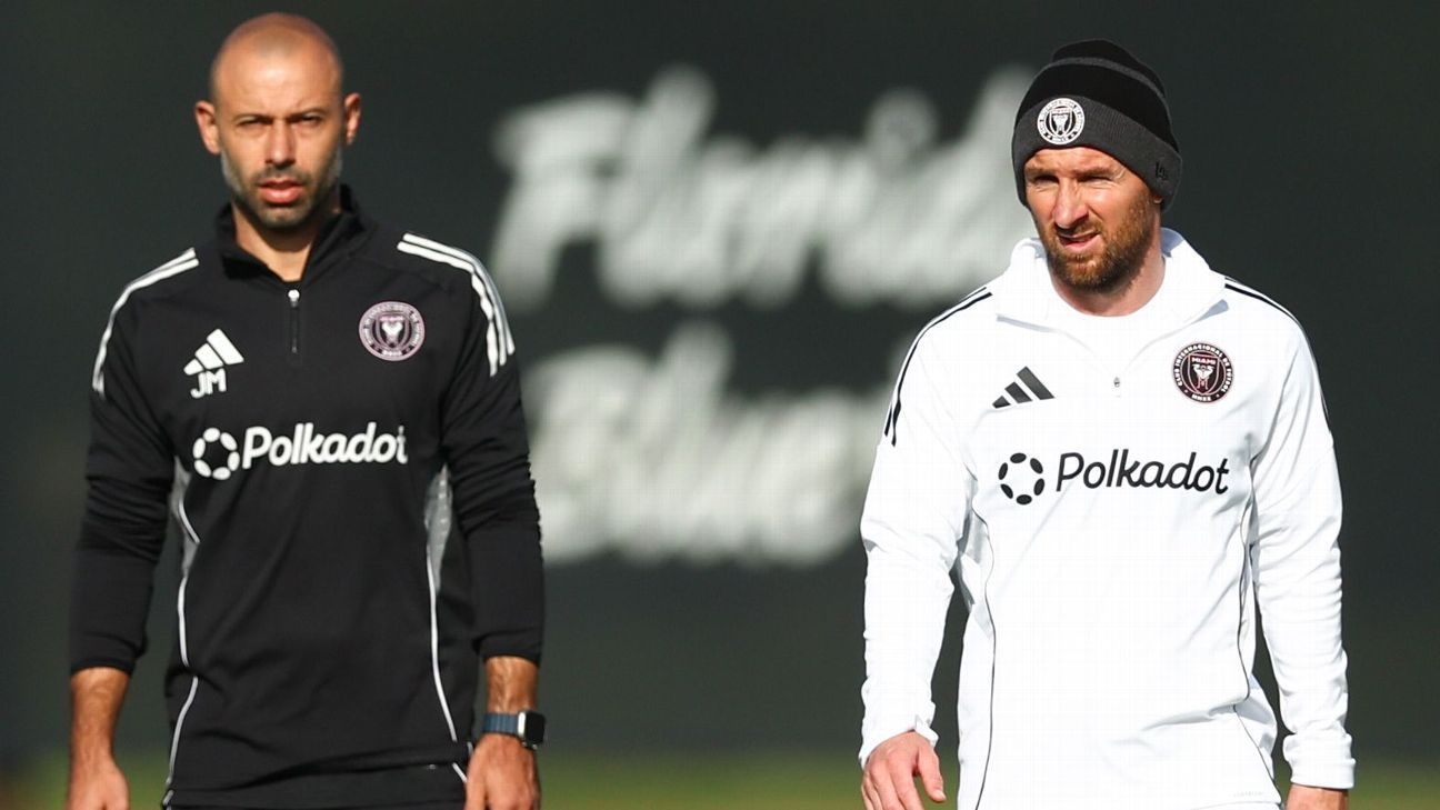 Messi va Inter Miami tro lai tap luyen truoc mua giai hinh anh