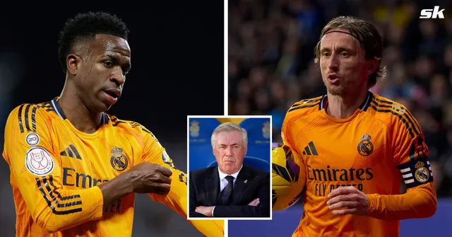 Modric noi gian, quat Vinicius vi khong chiu phong ngu hinh anh
