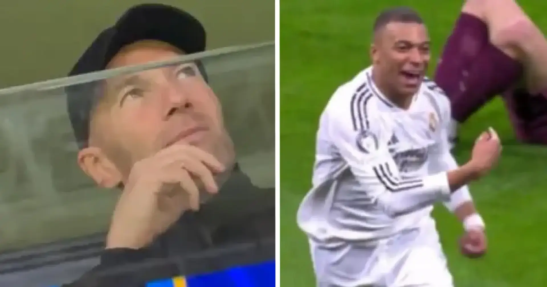 Bieu cam gay chu y cua Zidane sau khi Mbbape ghi ban hinh anh