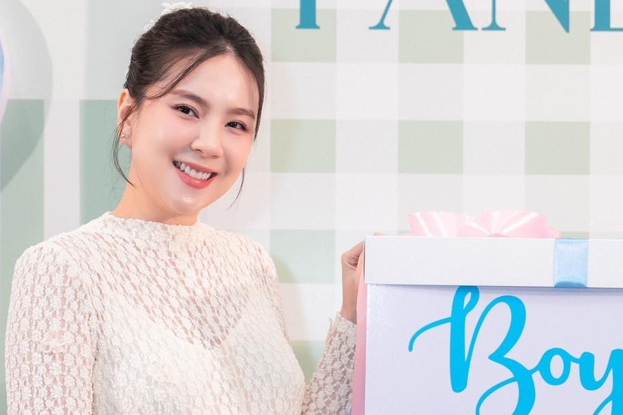 MC Mai Ngoc mang thai con trai hinh anh