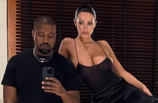 Kanye West han gan voi Bianca Censo hinh anh