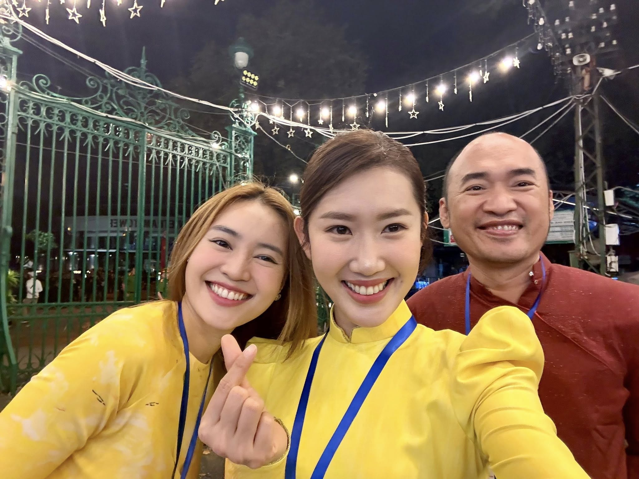 Lan Ngoc, Thuy Ngan co mat luc 3h de tham gia le tong duyet dieu binh hinh anh