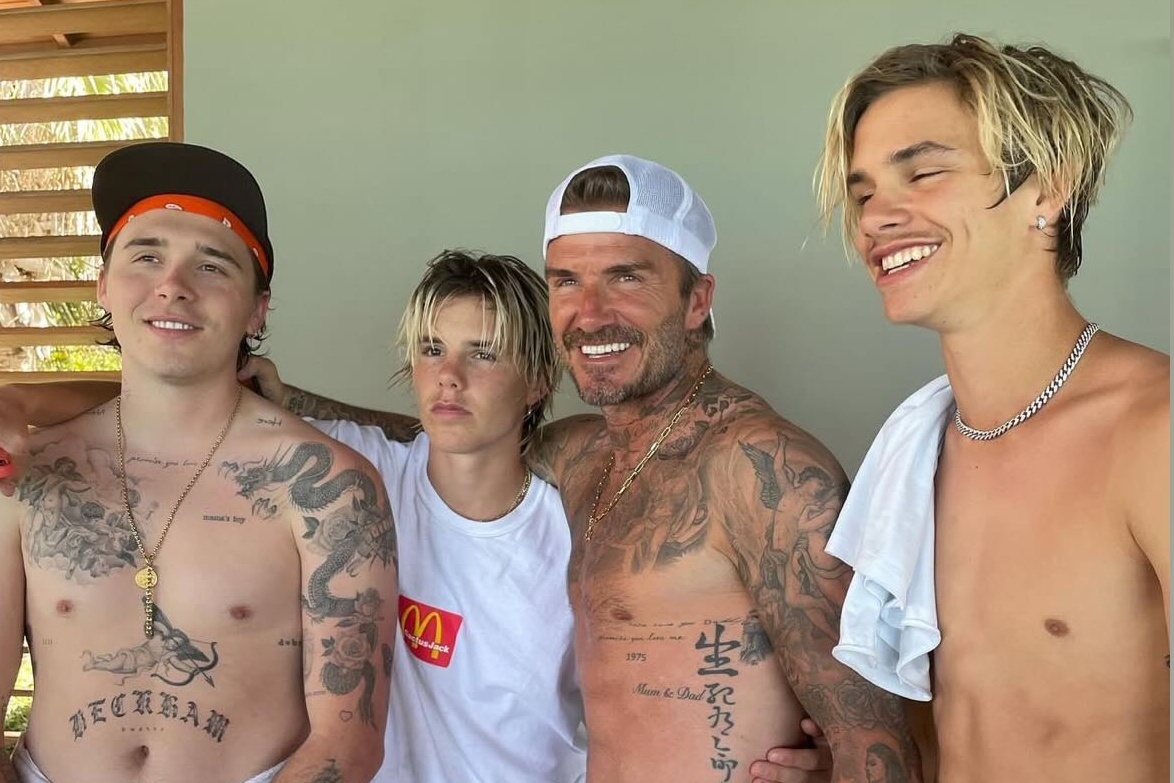 Gia dinh Beckham han gan? hinh anh