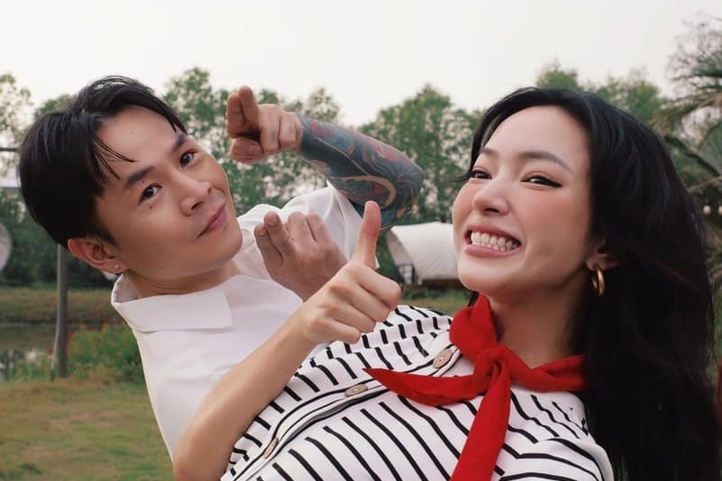 Dong thai cua Binz va Chau Bui hinh anh