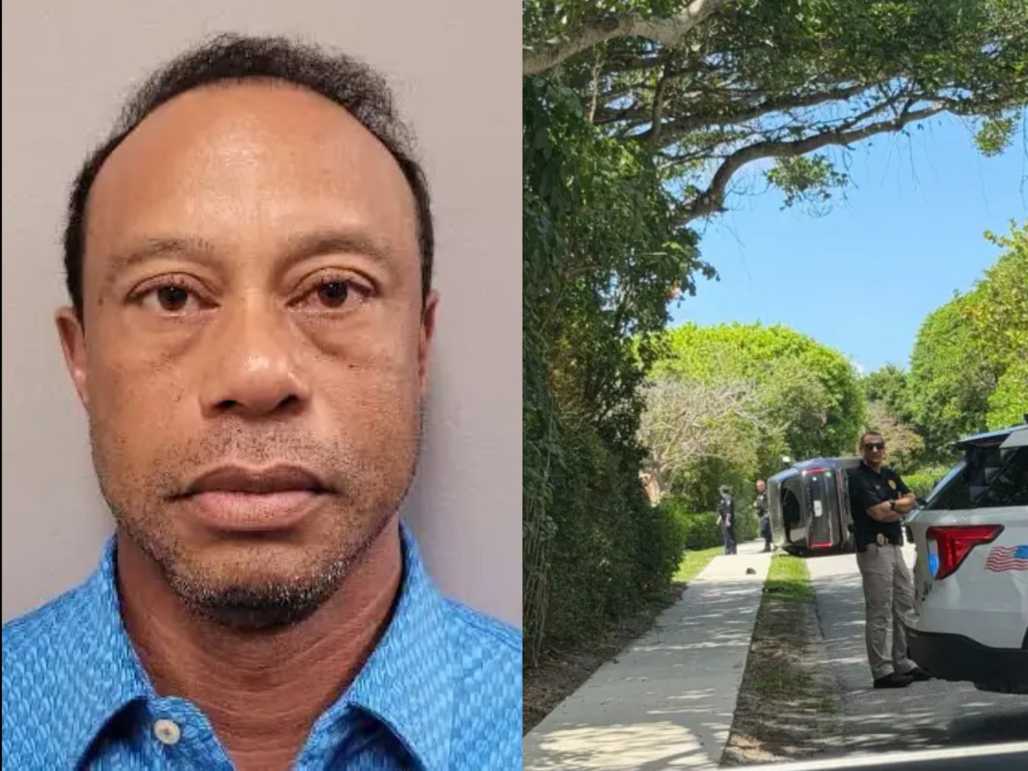 Tiger Woods len tieng sau khi bi bat hinh anh