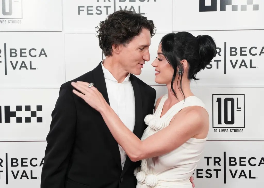 Katy Perry va cuu Thu tuong Canada cong khai hinh anh