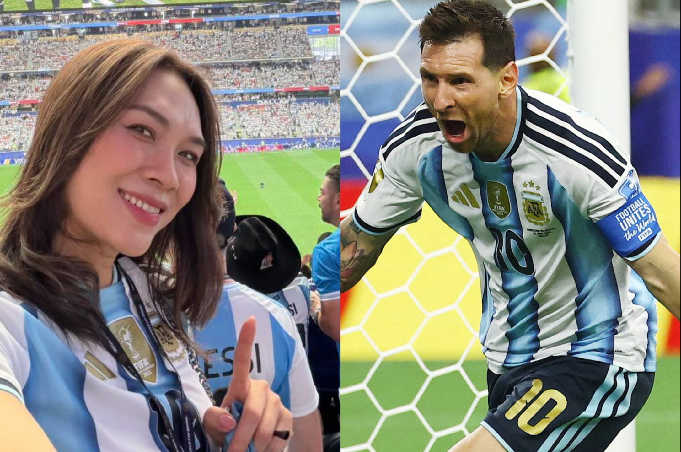 My Tam vo oa khi Messi ghi ban, pha ky luc World Cup hinh anh