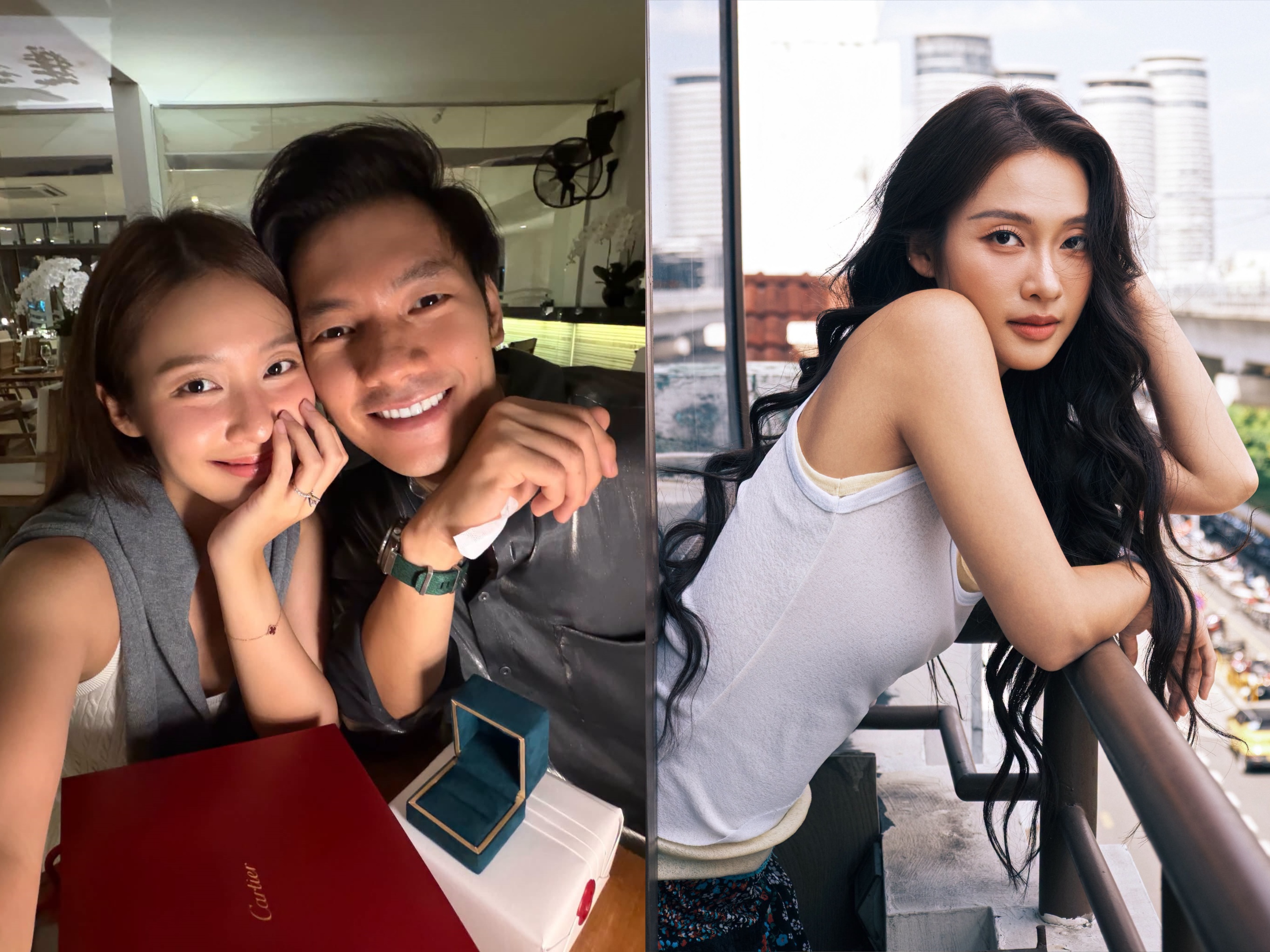 Khả Ngân trước khi được cầu hôn