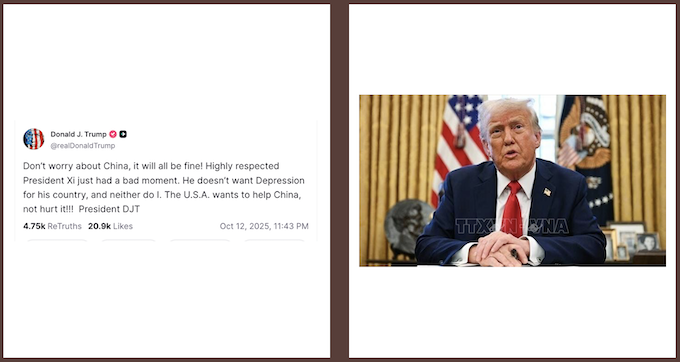 TT Trump bat ngo xoa diu cang thang thue quan voi Trung Quoc hinh anh