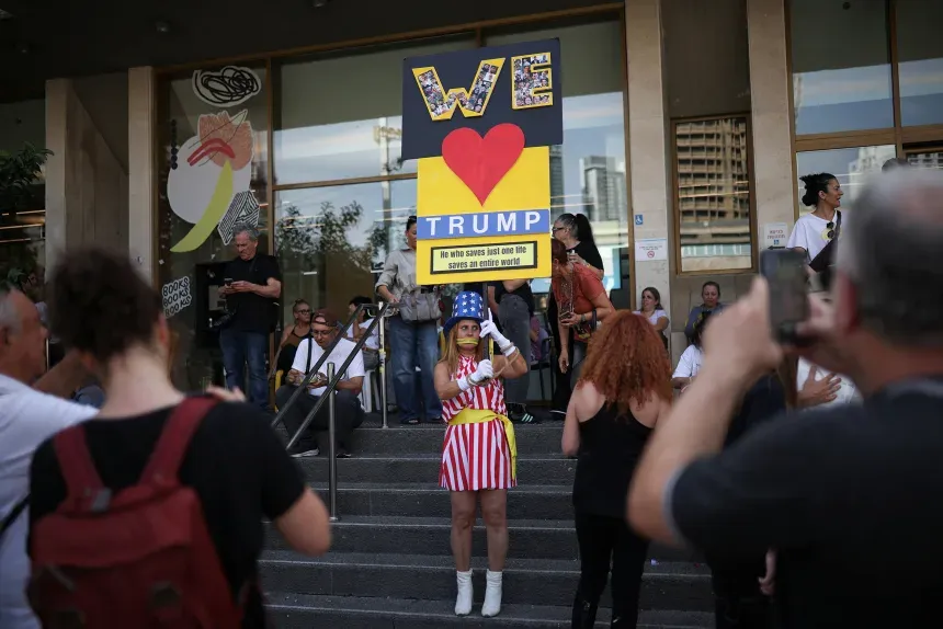 Tong thong My,  Donald Trump,  Thu tuong Israel,  Benjamin Netanyahu,  Gaza anh 2