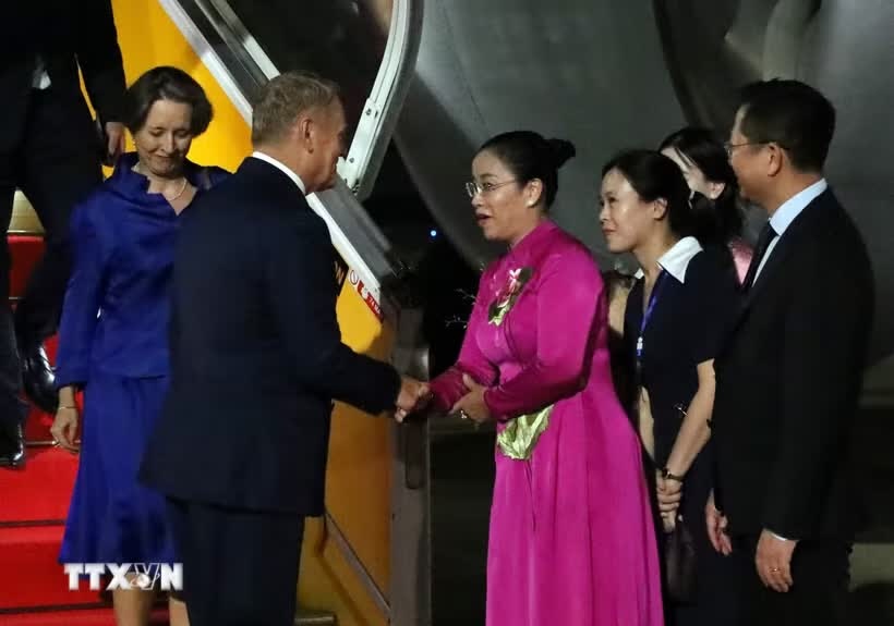 Thủ tướng Ba Lan Donald Tusk đến Đà Nẵng, thăm chính thức Việt Nam