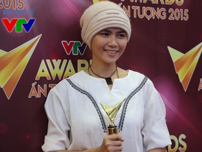 Vo Thi Ngoc Nu doat giai guong mat khach moi an tuong VTV hinh anh