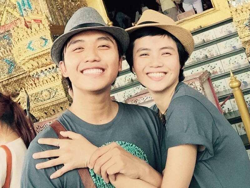 Ban trai luon ben canh Ngoc Nu nhung ngay cuoi doi hinh anh