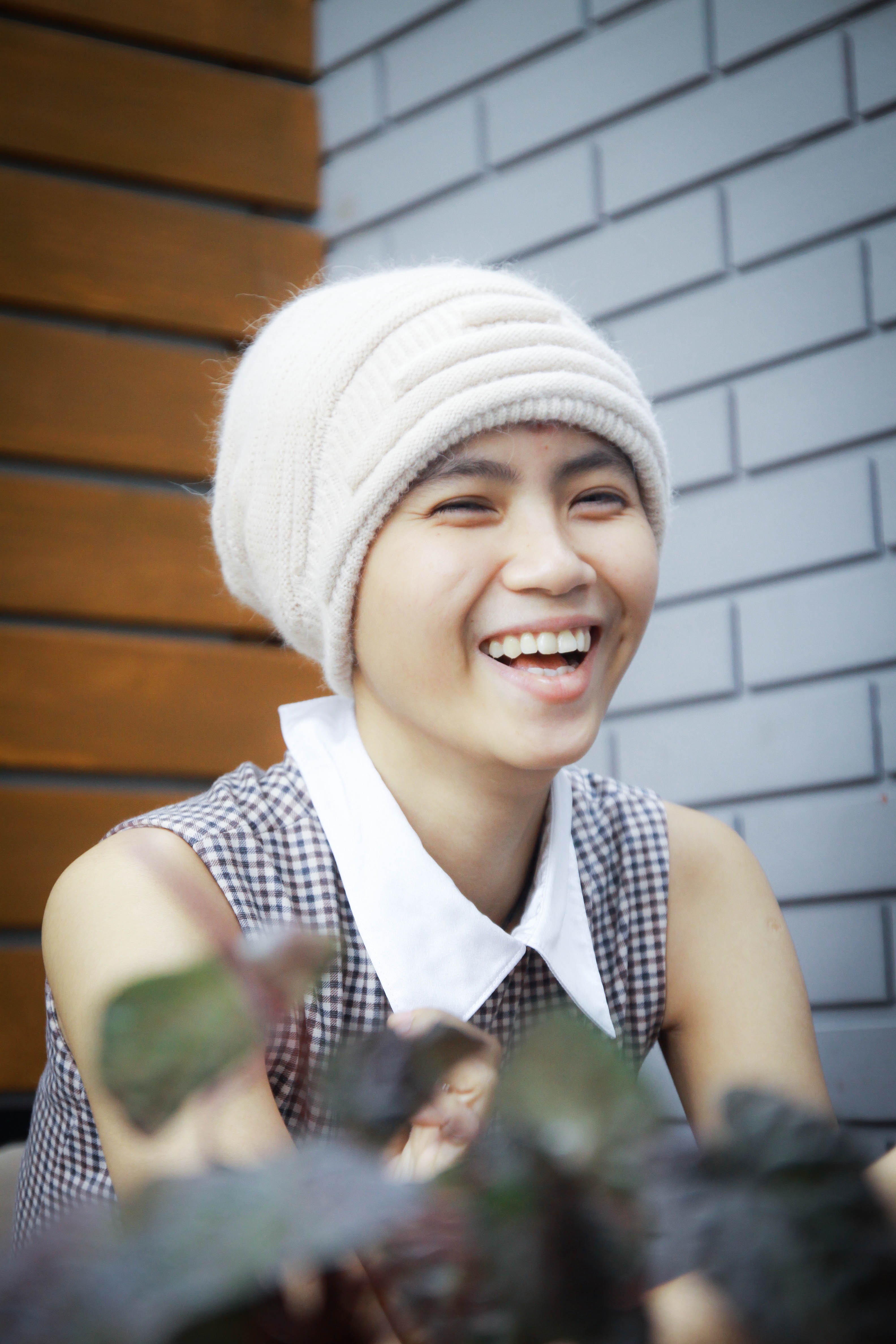Nụ cười rạng rỡ chưa bao giờ