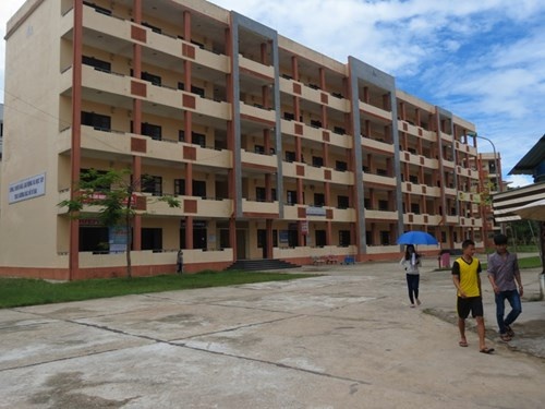 Ký túc xá Trường Bia- ĐH Huế nơi có nhiều sinh viên bị kiến ba khoang  tấn công