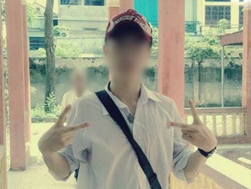 Nam sinh T.T. tử nạn khi đi phượt cùng bạn. Ảnh: Gia đình nạn nhân cung cấp