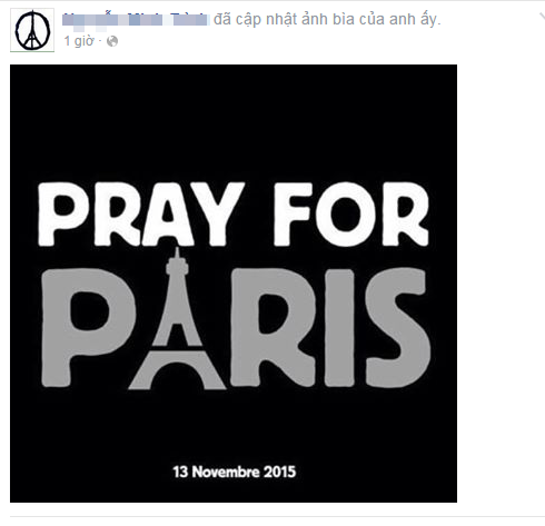 Trước những mất mát của Paris, dân mạng Việt Nam đồng loạt đổi ảnh avatar và gửi lời chia buồn sâu sắc đến gia đình nạn nhân. 