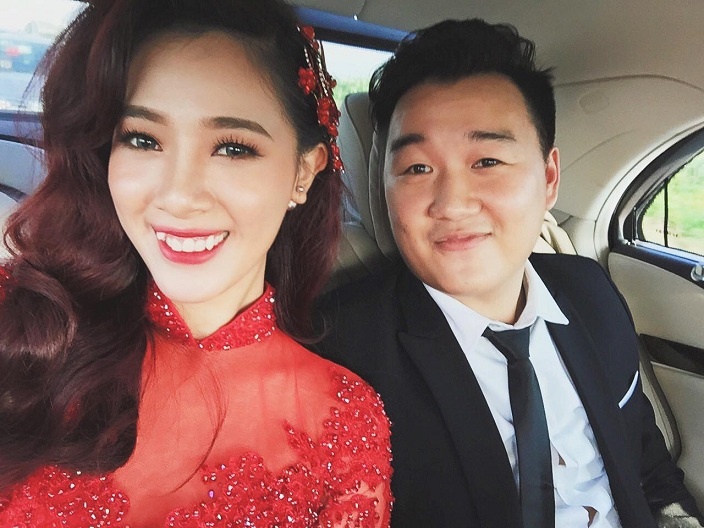 Hot girl Ha Min rang ro trong le an hoi hinh anh