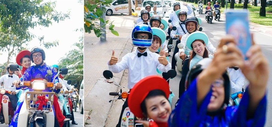 Khoảnh khắc hạnh phúc của cặp đôi được nhiều bạn trẻ yêu mến.