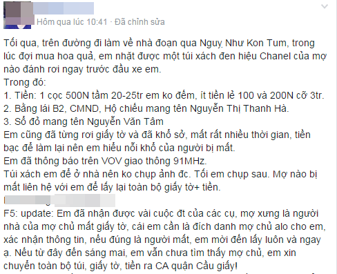 Dòng chia sẻ của