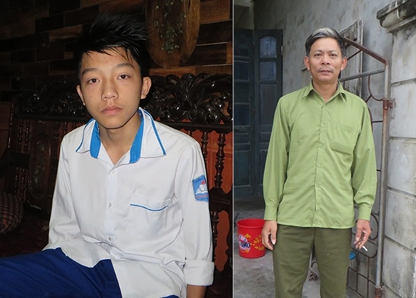 Em Hồ Hữu Lộc và ông Hoàng Quốc Liễu.