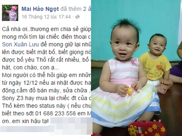 Vo tim dien thoai cua nguoi chong da mat qua Facebook hinh anh