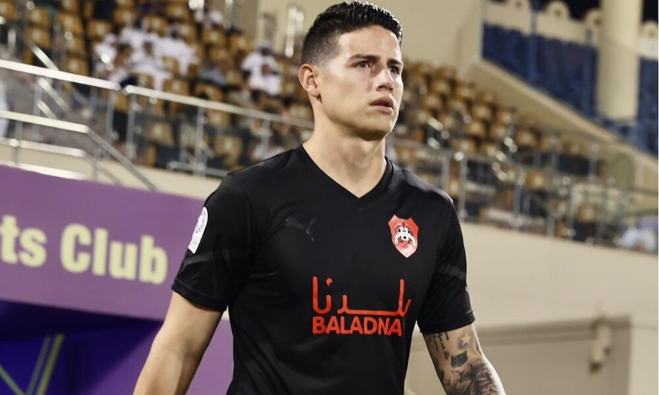 James Rodriguez mac ket tai Qatar hinh anh