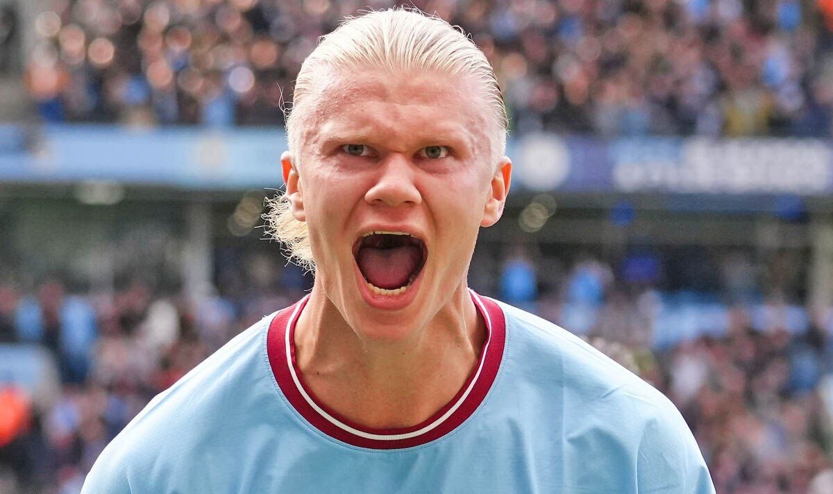 Haaland xo do ky luc ghi ban o Champions League hinh anh