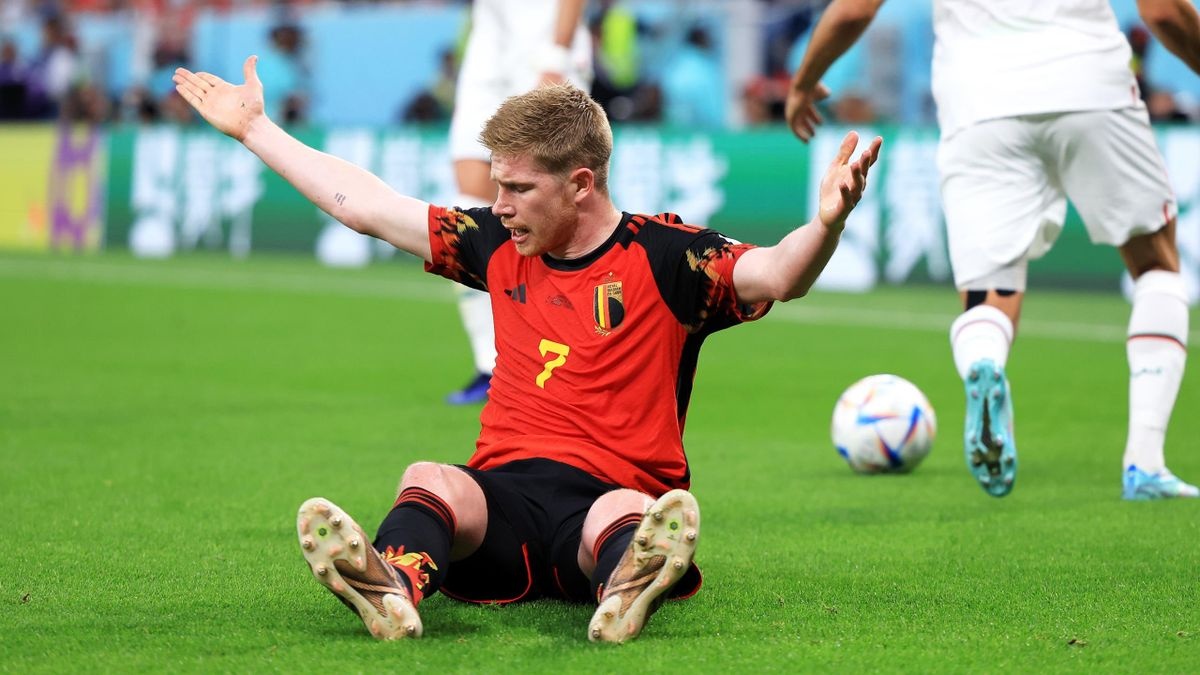 De Bruyne mat bong 27 lan o tran gap Morocco hinh anh