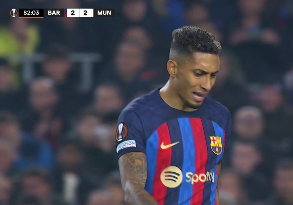 Raphinha noi gian sau tran hoa MU hinh anh