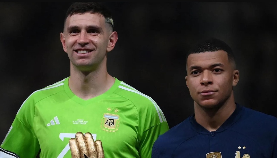 Cuoc doi thoai giua Mbappe va Martinez sau chung ket World Cup hinh anh