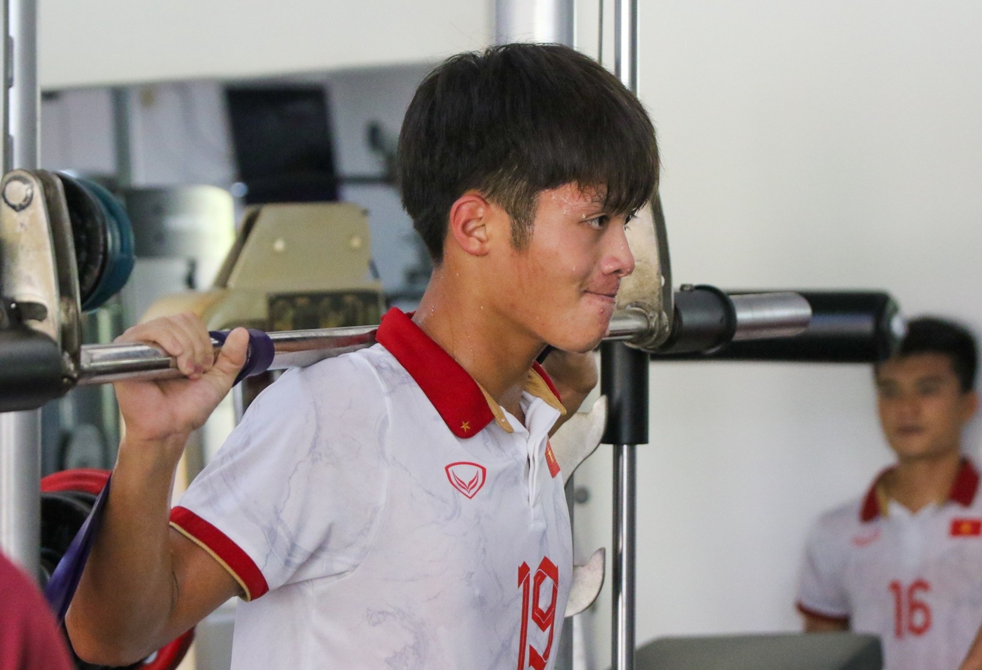 Phong gym tram lang cua U22 Viet Nam sau that bai o ban ket hinh anh