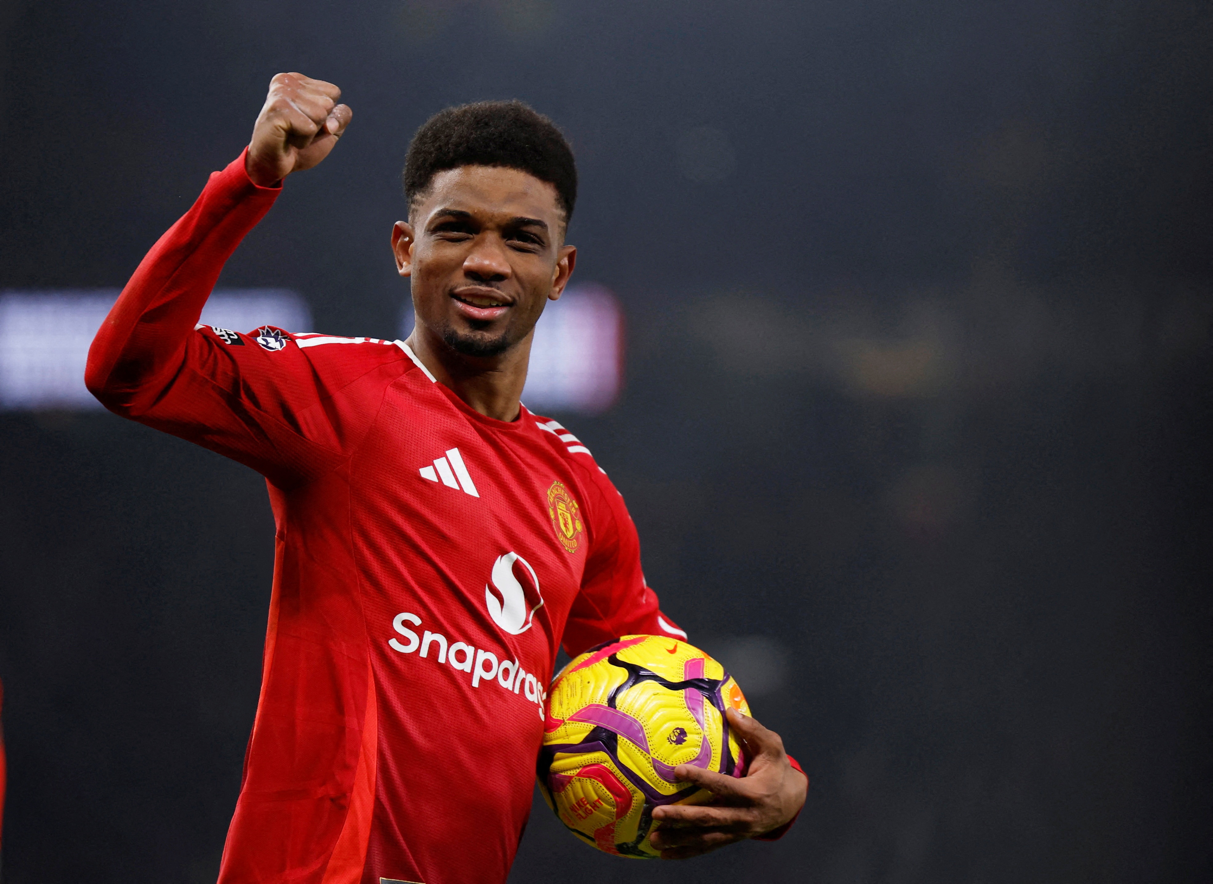 Phan ung cua Amad Diallo sau hat-trick truoc Southampton hinh anh