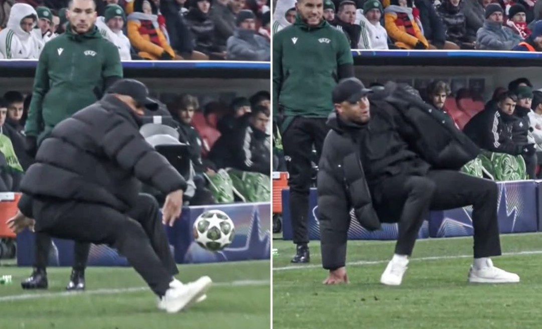 Khoanh khac hai huoc cua HLV Kompany hinh anh