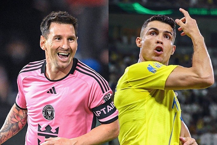 Messi len tieng ve man canh tranh voi Ronaldo hinh anh