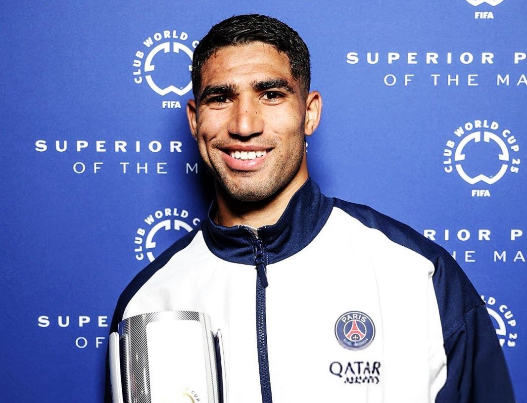 Ban thang gay sot cua Hakimi hinh anh