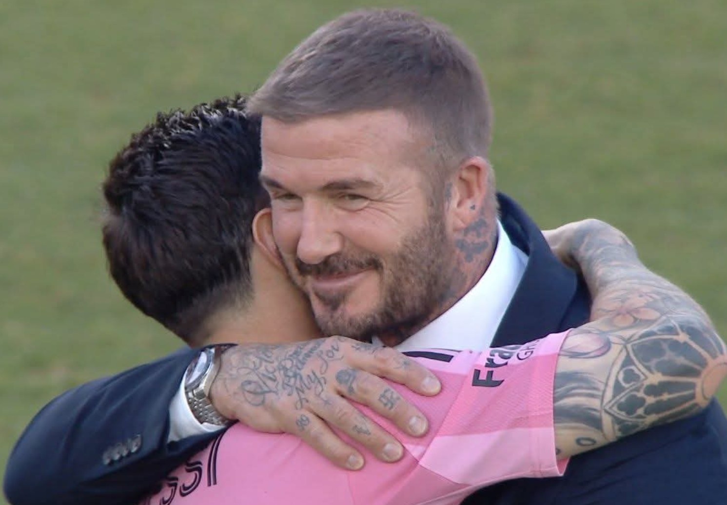 Beckham xuc dong hinh anh