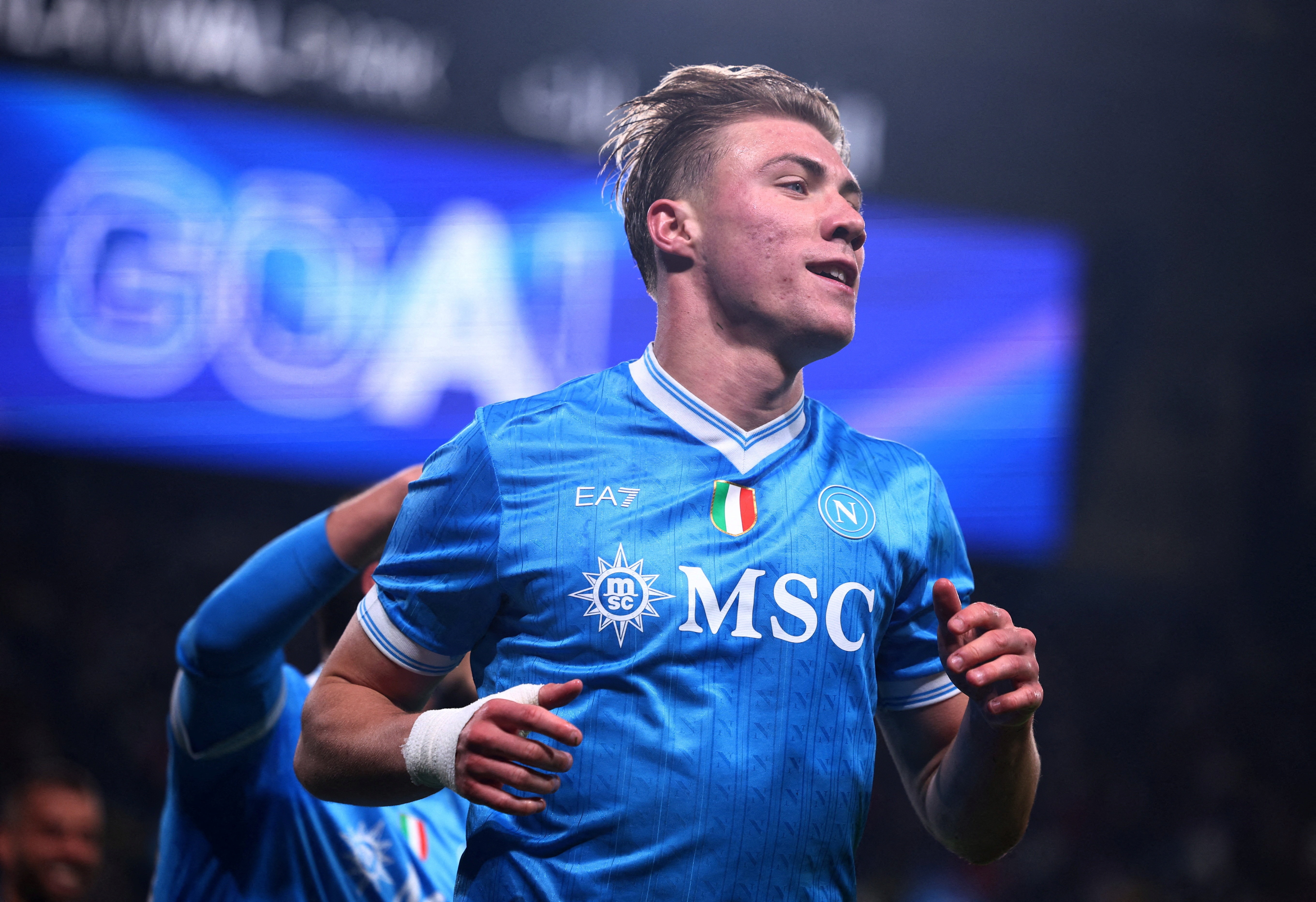 Hojlund dat dau cham het o MU hinh anh