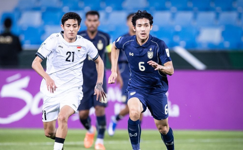 Kich ban de U23 Thai Lan vao tu ket giai chau A hinh anh