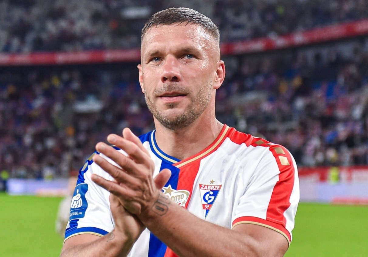 Podolski giai nghe hinh anh