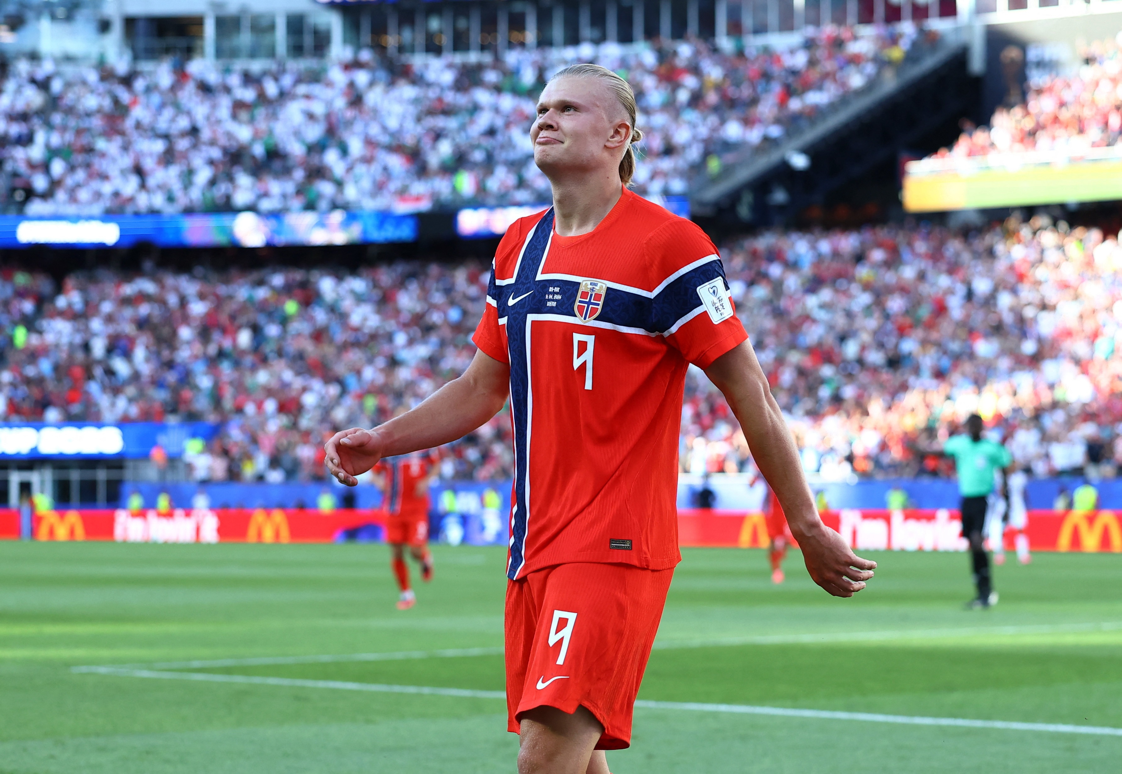 Haaland tao lich su o World Cup hinh anh