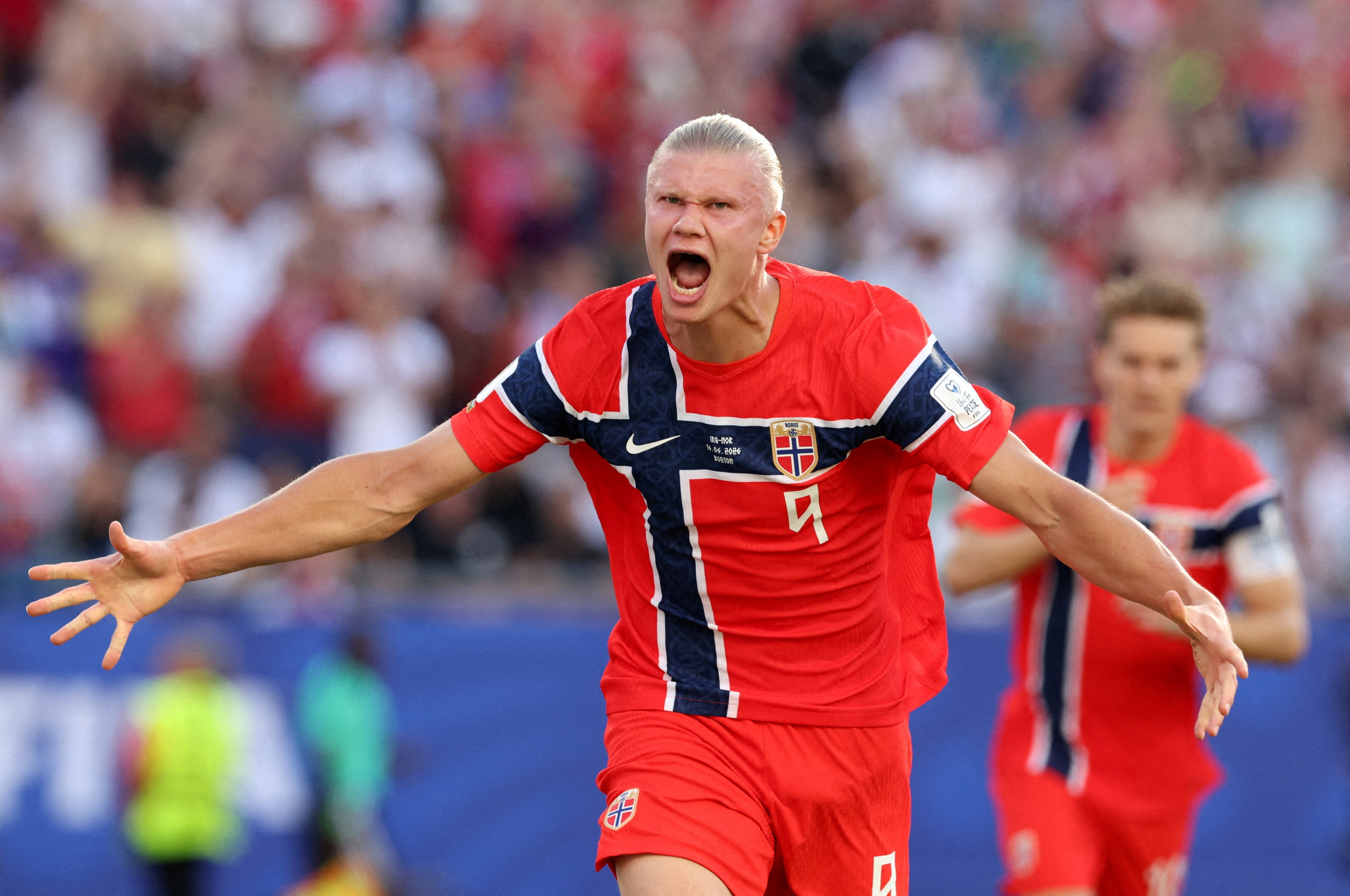 Haaland tao lich su o World Cup hinh anh
