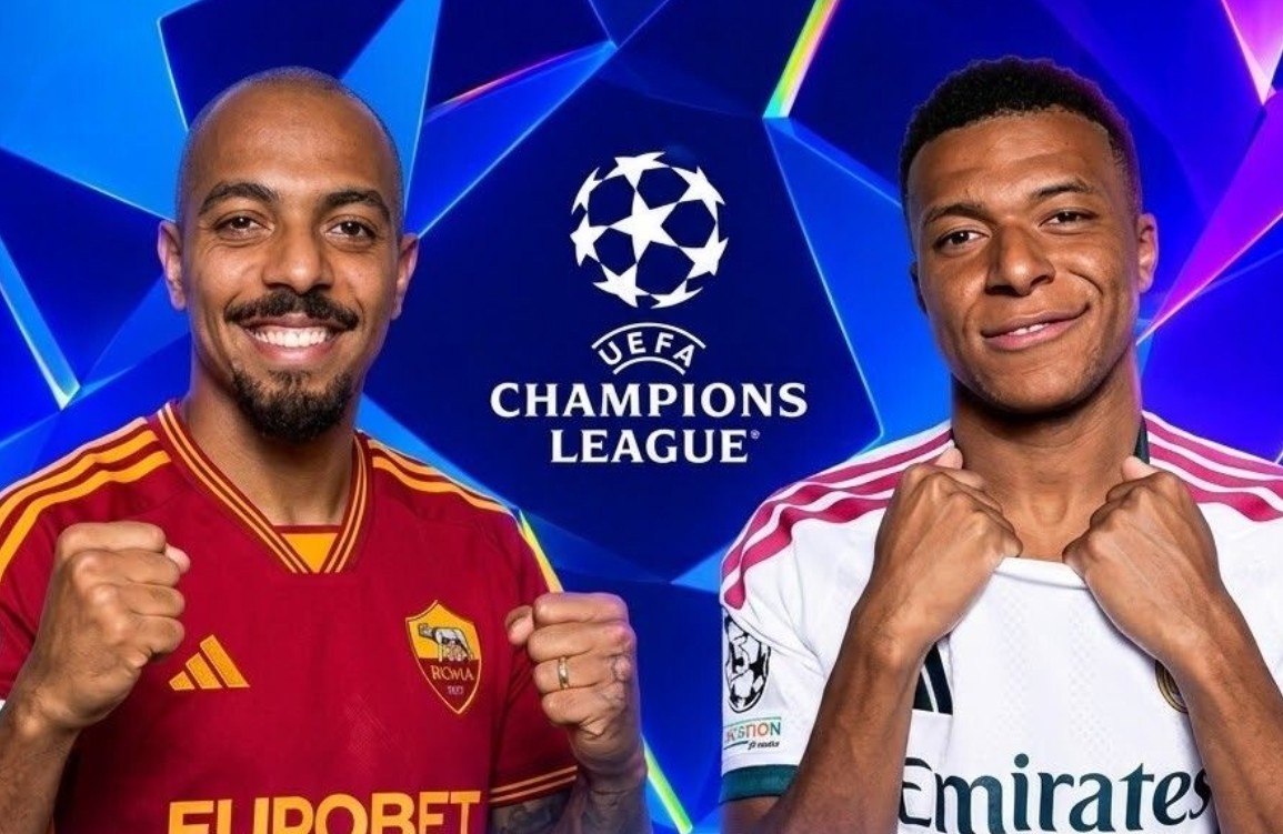 Trực tiếp AS Roma vs Real Madrid