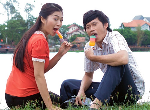 Clip Hoai Linh lam anh xe om lam chieu trong phim moi hinh anh